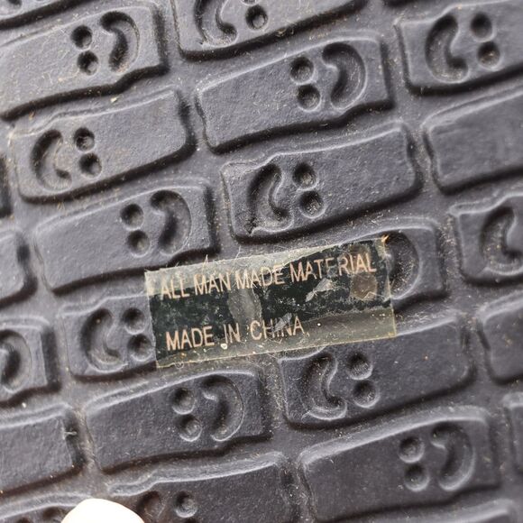 Sanuk Black and Blue Flip Flop Thong Slap Sandals 8 - Picture 8 of 9